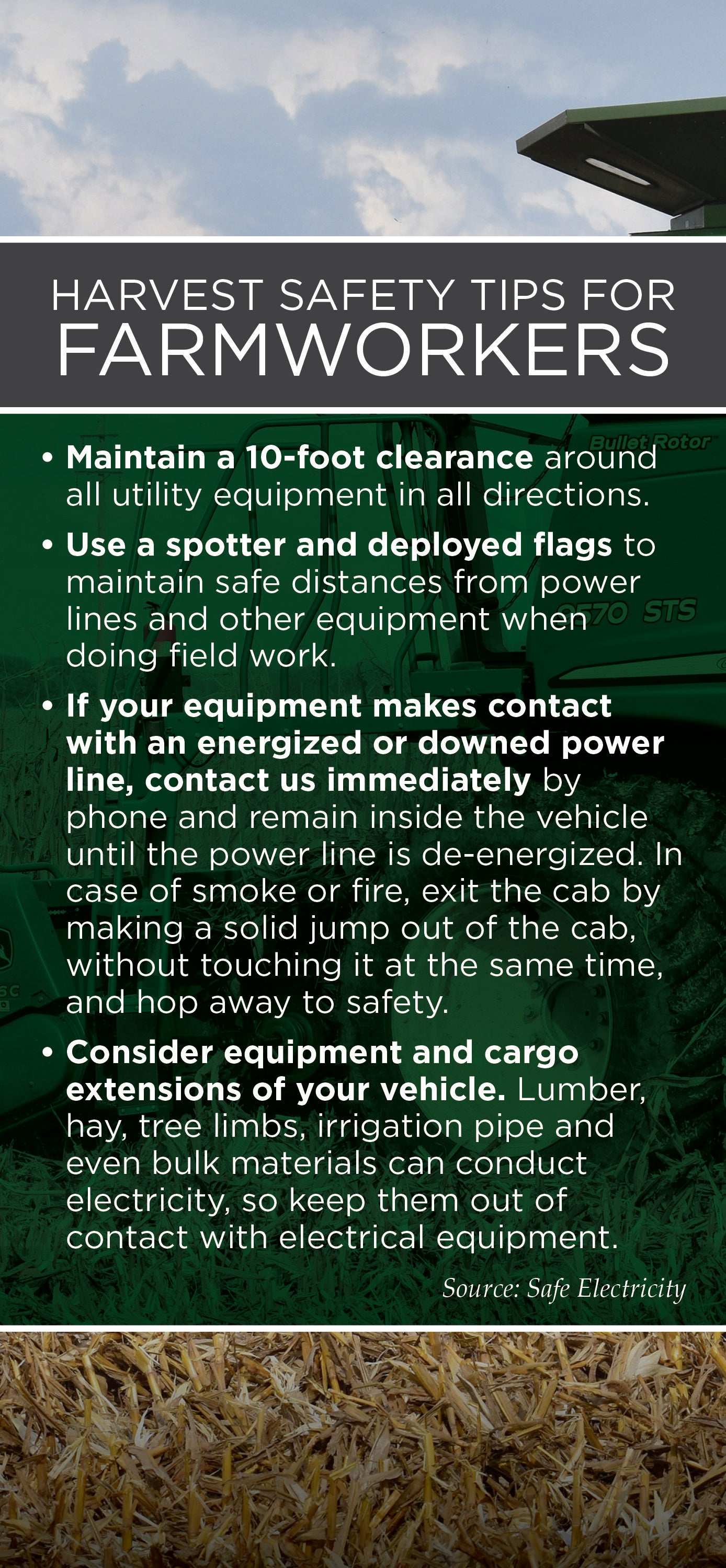 harvest safety tips