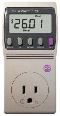 Kill-A-Watt Usage Monitor - close up